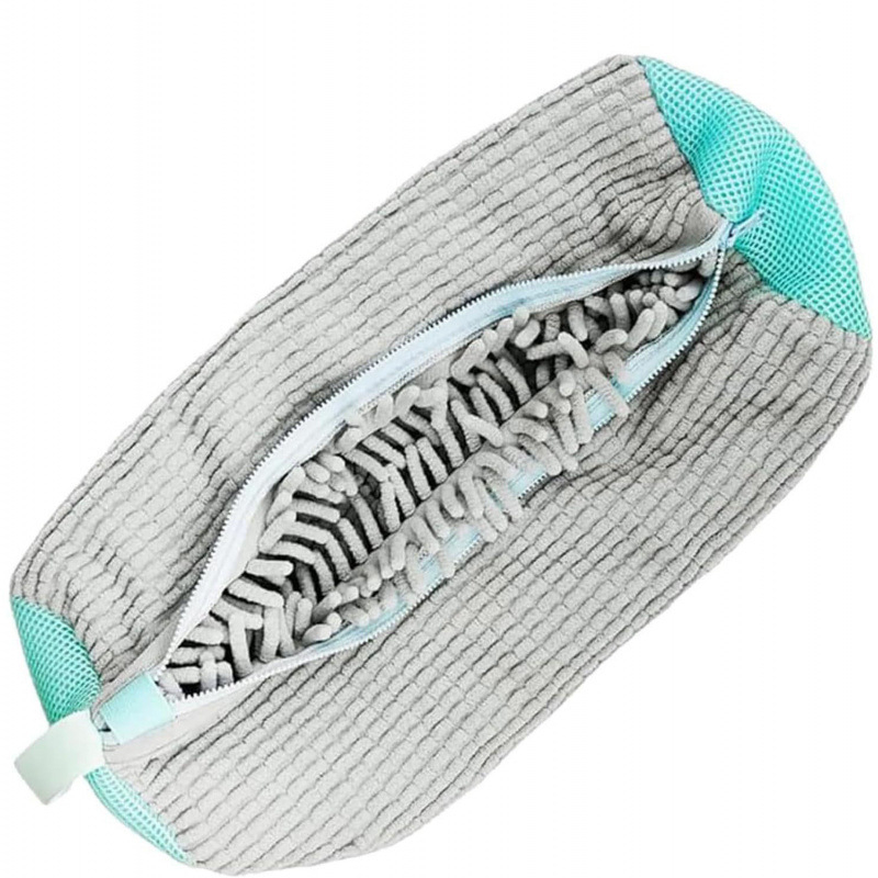 Tinginio žmogaus batų plovimo krepšys iš artefaktų, atsparus deformacijai, skalbiamas skalbimo mašinoje, džiovinamas, nešiojamas tinklinis krepšys skalbimui ir apsaugai