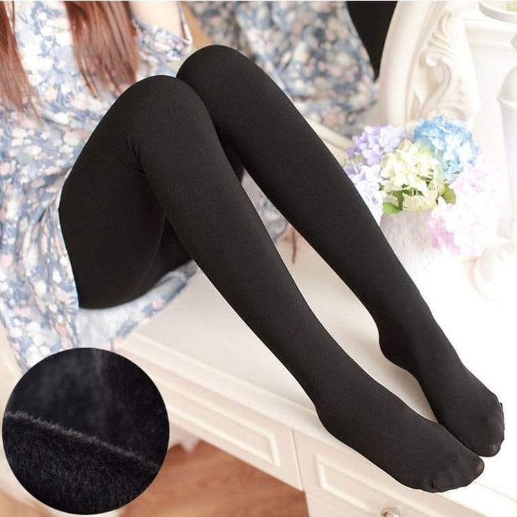 Toamna și iarna, catifea perlată, dintr-o bucată, pantaloni căptușiți cu fleece, colanți îngroșați, culoarea pielii, dresuri calde dintr-o bucată, pantaloni care călcâie