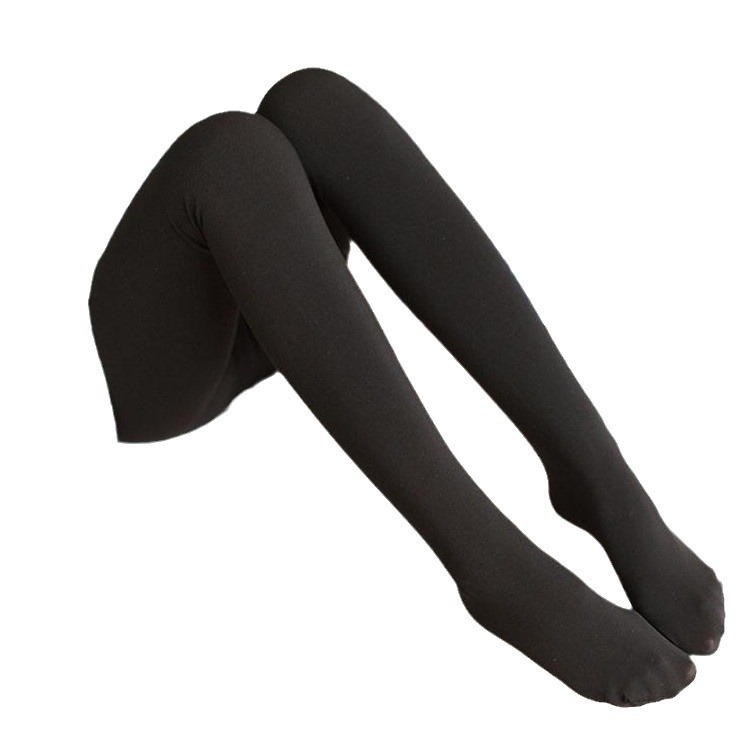 Rudens ir žiemos perlinio aksomo vientisos kelnės su fliso pamušalu, pastorintos tamprės, kūno spalvos pėdkelnės, šiltos vientisos kelnės, skirtos žengti žingsnius.