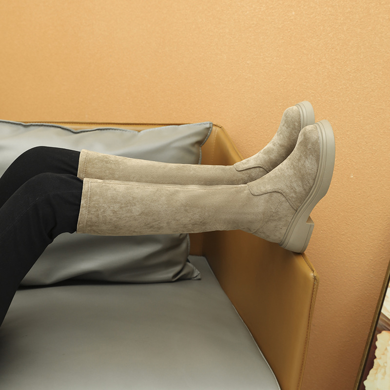 Размер за момичета 32-40, ботуши Martins, къси ботуши, дамски велурени ботуши, дамски ботуши за отслабване, есен и зима 2023