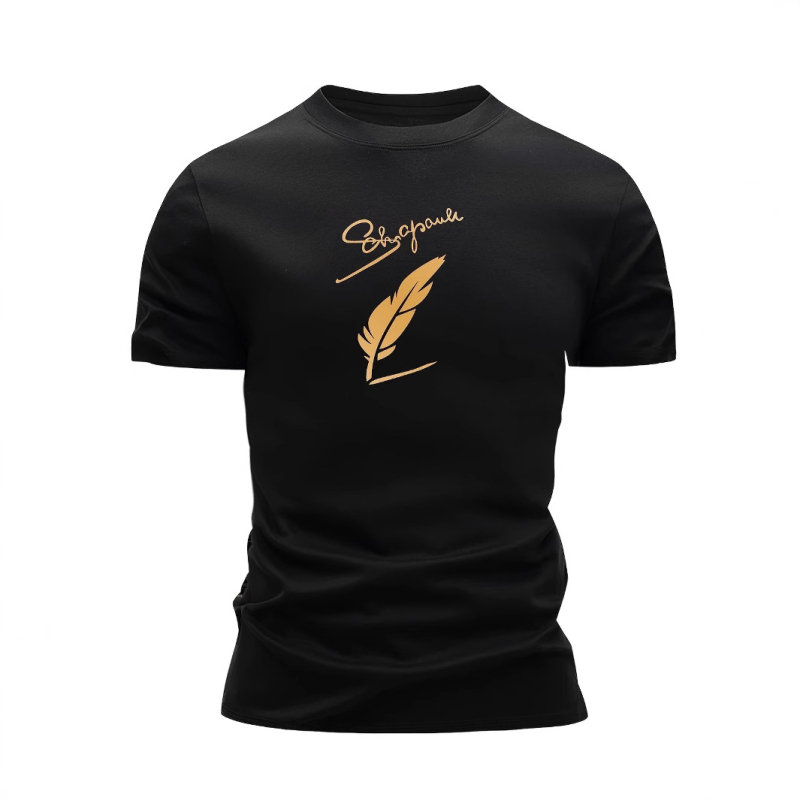 Tricou de vară pentru bărbați, cu mânecă scurtă, cu guler rotund, stil european și american, pentru sport, vară, nou, cu bumbac gros