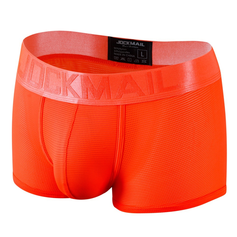 JOCKMAIL Sexy spodná bielizeň Pánske boxerky Ice Silk Priedušné mládežnícke štvorrohé nohavice Pánske tepláky zo sieťoviny, rýchloschnúce