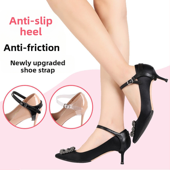 Nähtamatu läbipaistev kõrge kontsaga kingade rihm libisemisvastane rihm pandlarihm laisk kingapael libisemisvastane kontsaga siduv kingapael naistele