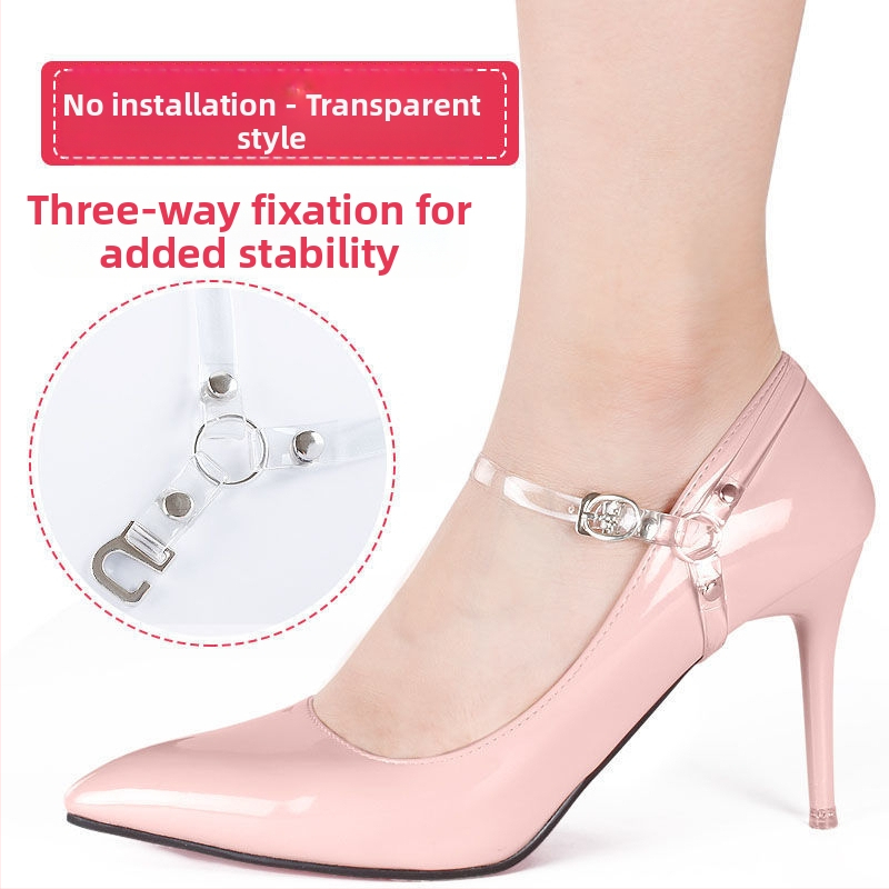 Nähtamatu läbipaistev kõrge kontsaga kingade rihm libisemisvastane rihm pandlarihm laisk kingapael libisemisvastane kontsaga siduv kingapael naistele