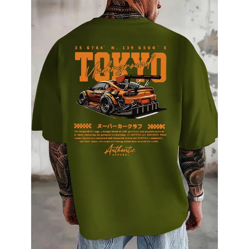 Američka retro trkaća odijela, majica kratkih rukava, ženska, ljetna trendi marka za 2025., svestrana hip-hop ulična odjeća s pola rukava