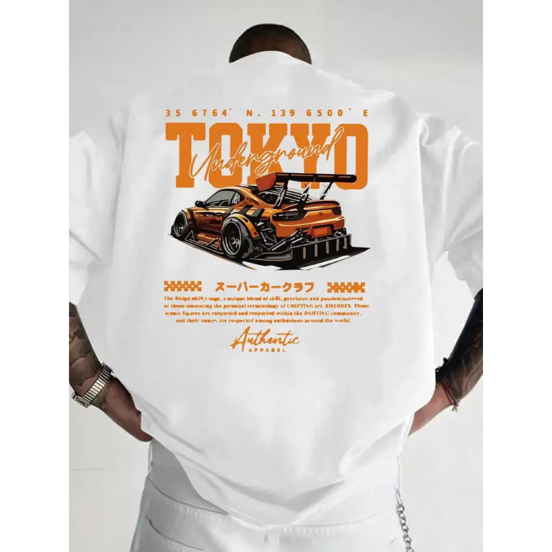 Američka retro trkaća odijela, majica kratkih rukava, ženska, ljetna trendi marka za 2025., svestrana hip-hop ulična odjeća s pola rukava