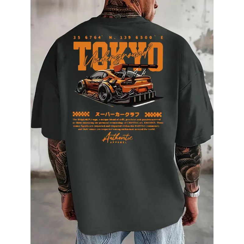 Američka retro trkaća odijela, majica kratkih rukava, ženska, ljetna trendi marka za 2025., svestrana hip-hop ulična odjeća s pola rukava