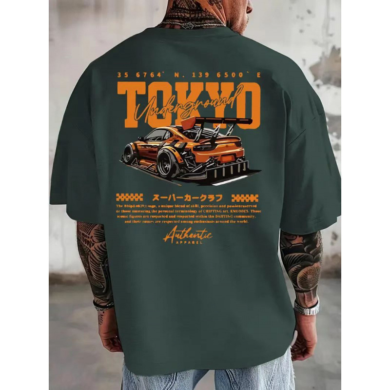 Američka retro trkaća odijela, majica kratkih rukava, ženska, ljetna trendi marka za 2025., svestrana hip-hop ulična odjeća s pola rukava