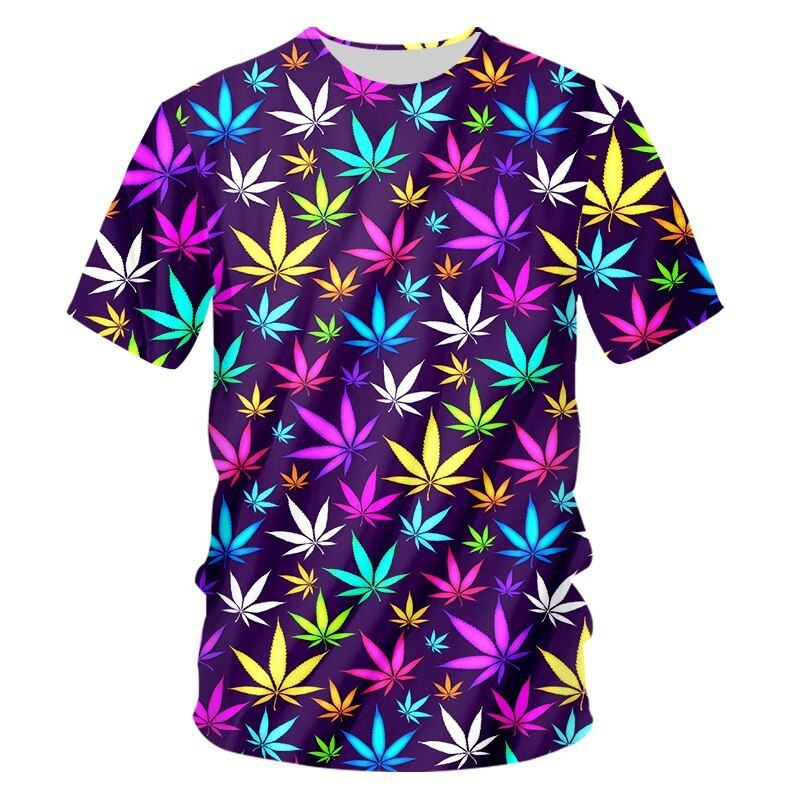 Temu дропшипинг трансгранична гореща продажба хавайска тениска 3D дигитален персонализиран печат мъжка лятна блуза с къс ръкав и обло деколте