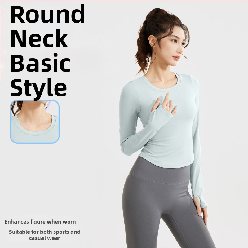 Juyitang Нов Naked Slim Йога костюм Тънък еластичен дишащ фитнес бягане фитнес костюм за свободното време