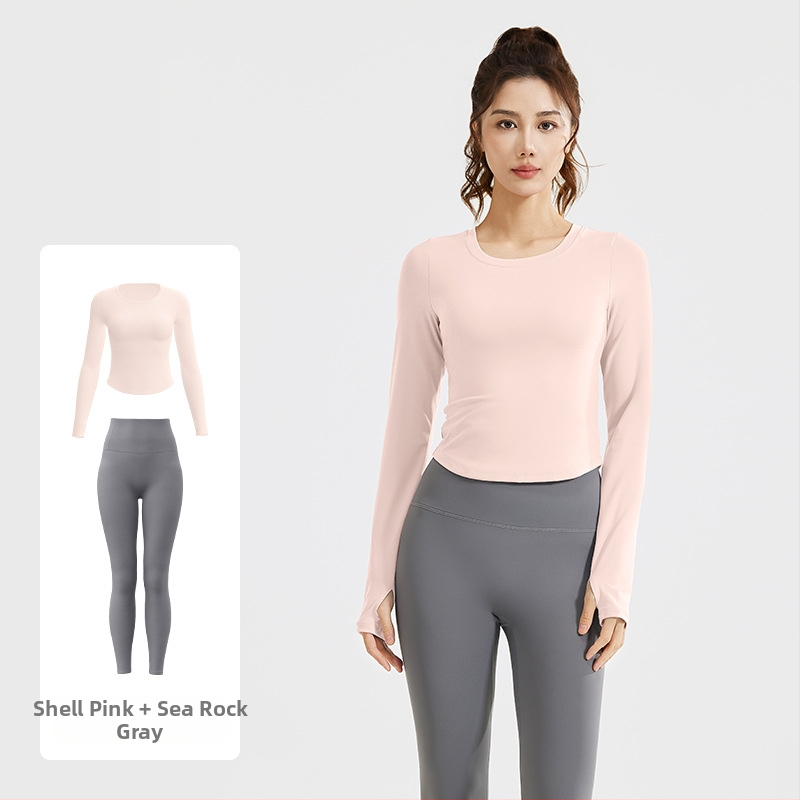 Juyitang uus alasti õhuke joogaülikond õhuke elastne hingav fitness jooksmiseks vaba aja veetmiseks mõeldud fitnessülikond