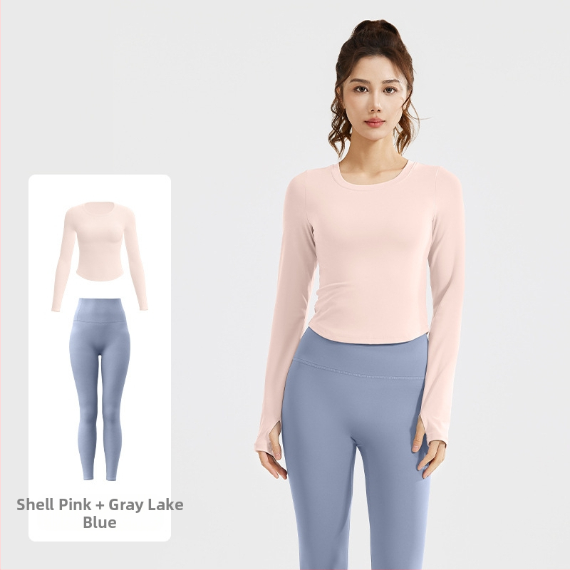 Juyitang uus alasti õhuke joogaülikond õhuke elastne hingav fitness jooksmiseks vaba aja veetmiseks mõeldud fitnessülikond