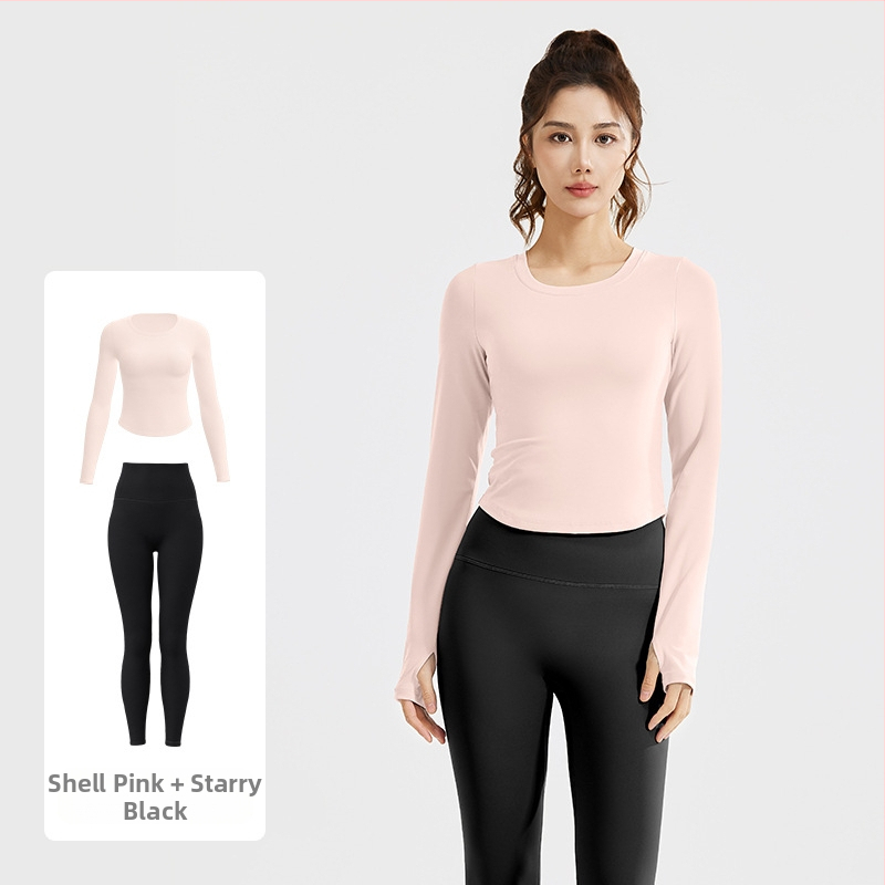 Juyitang uus alasti õhuke joogaülikond õhuke elastne hingav fitness jooksmiseks vaba aja veetmiseks mõeldud fitnessülikond