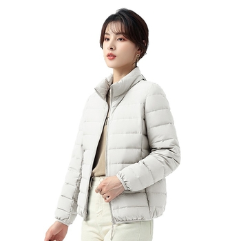 Νέο Εθνικό Πρότυπο] Ανδρικό και Γυναικείο Μπουφάν από Πούπουλα, Ελαφρύ Κολάρο με Στάση 6001 Προστασία από το Κρύο