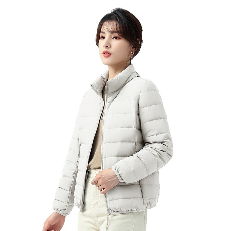 [Noul Standard Național] Jachetă cu puf pentru bărbați și femei, guler înalt ușor, protecție împotriva frigului 6001