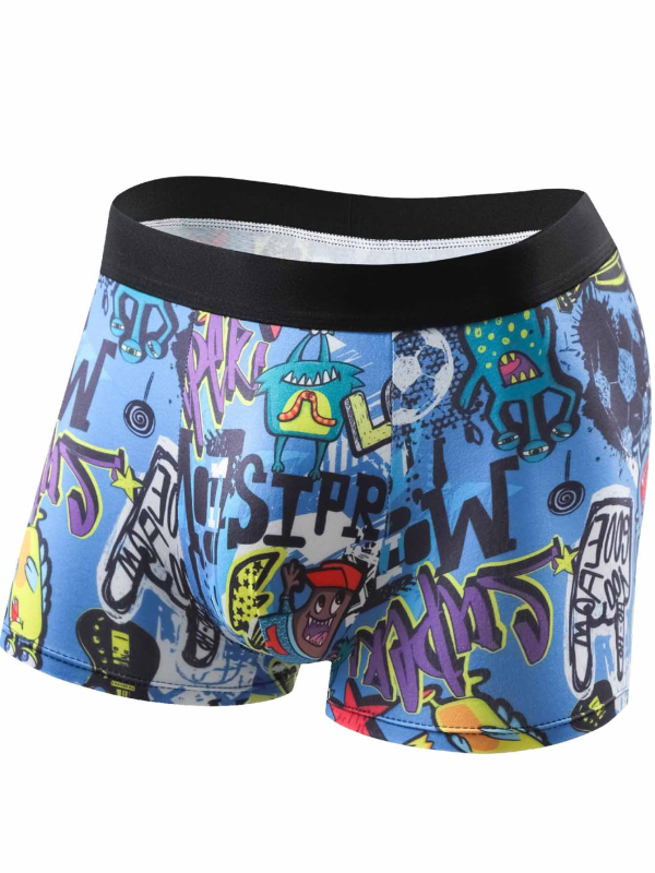 Proizvođači vanjske trgovine isporučuju muško donje rublje, moderne bokserice, seksi dječake, moderne prozračne bokserice do sredine struka na zalihi