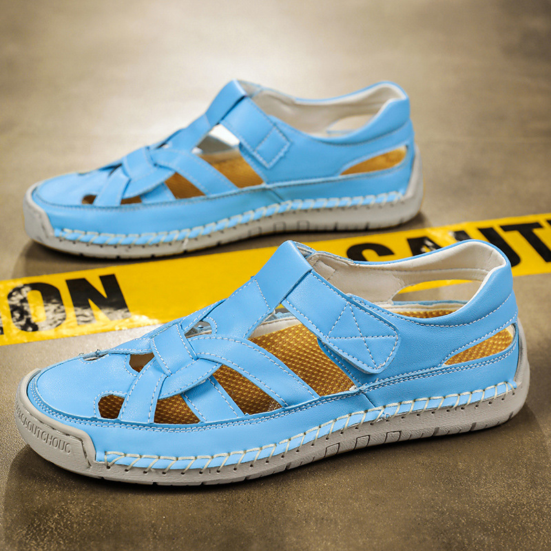 Летни сандали с трансгранични експлозии за жени 2025, големи размери, нови студентски леки дамски обувки, неплъзгащи се, ежедневни плажни обувки с мека подметка