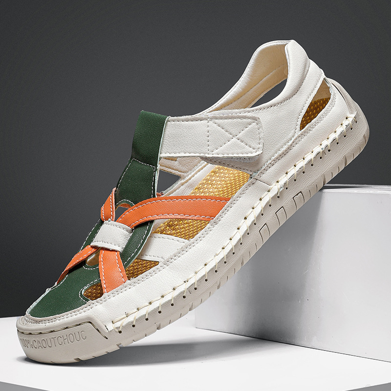 Летни сандали с трансгранични експлозии за жени 2025, големи размери, нови студентски леки дамски обувки, неплъзгащи се, ежедневни плажни обувки с мека подметка