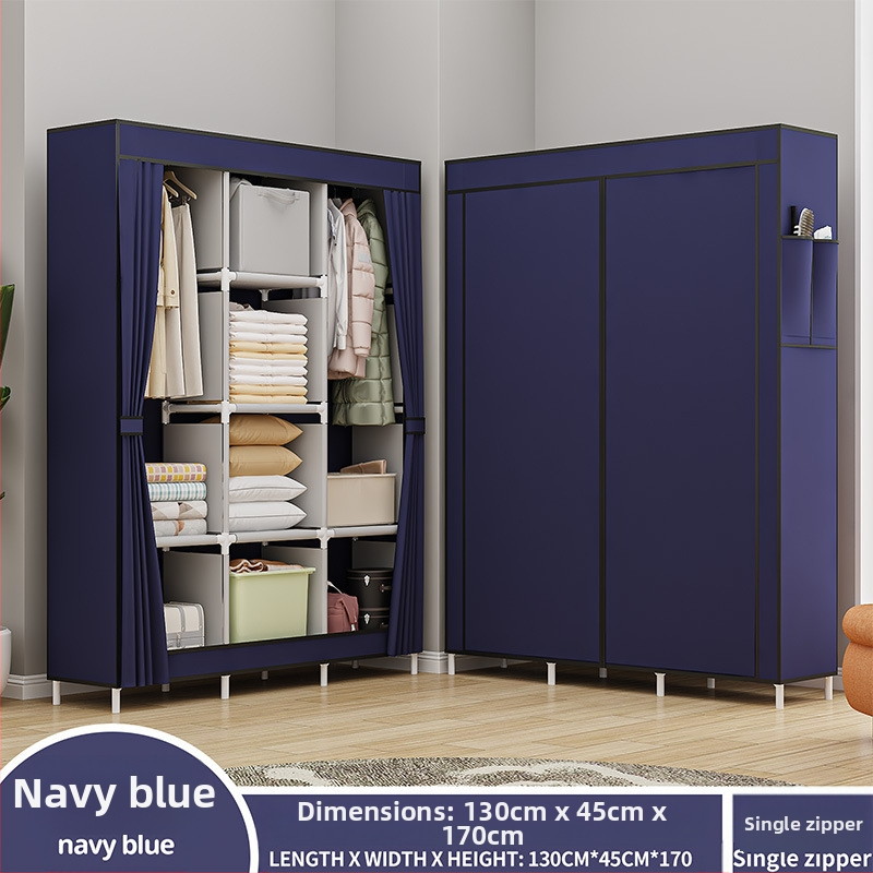 Lõuna-Ameerika enimmüüdud multifunktsionaalne tolmukindel riidest riidekapp kodu magamistoa riidekapp isetegemise kokkupanekuks hoiukapp hoiustamiseks