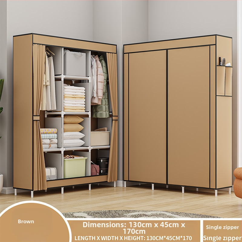 Lõuna-Ameerika enimmüüdud multifunktsionaalne tolmukindel riidest riidekapp kodu magamistoa riidekapp isetegemise kokkupanekuks hoiukapp hoiustamiseks