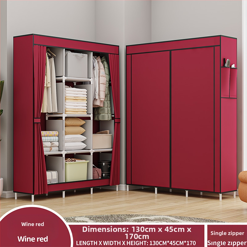 Lõuna-Ameerika enimmüüdud multifunktsionaalne tolmukindel riidest riidekapp kodu magamistoa riidekapp isetegemise kokkupanekuks hoiukapp hoiustamiseks