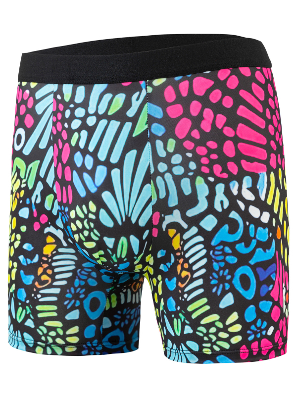 Meeste uudne trükitud veniv pikk versioon graffiti stiilis aluspesu pikendatud sääreosa ja inglise pesumärgisega, Euroopa ja Ameerika suurused