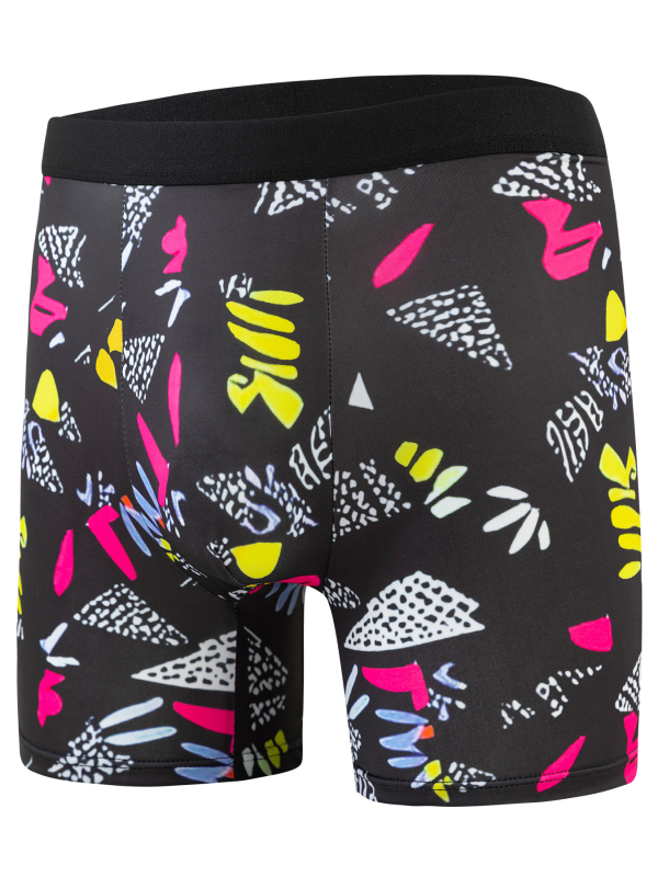 Meeste uudne trükitud veniv pikk versioon graffiti stiilis aluspesu pikendatud sääreosa ja inglise pesumärgisega, Euroopa ja Ameerika suurused