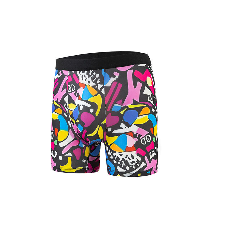 Meeste uudne trükitud veniv pikk versioon graffiti stiilis aluspesu pikendatud sääreosa ja inglise pesumärgisega, Euroopa ja Ameerika suurused