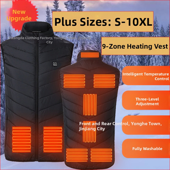 Интелигентна отоплителна жилетка зона 249 Дистрикт 17 Дистрикт Електрически жилетки за мъже и жени с графен зона 2 Дистрикт 4 Дистрикт 9 Дистрикт фабрика за жилетки