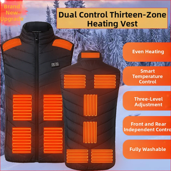 Интелигентна отоплителна жилетка зона 249 Дистрикт 17 Дистрикт Електрически жилетки за мъже и жени с графен зона 2 Дистрикт 4 Дистрикт 9 Дистрикт фабрика за жилетки