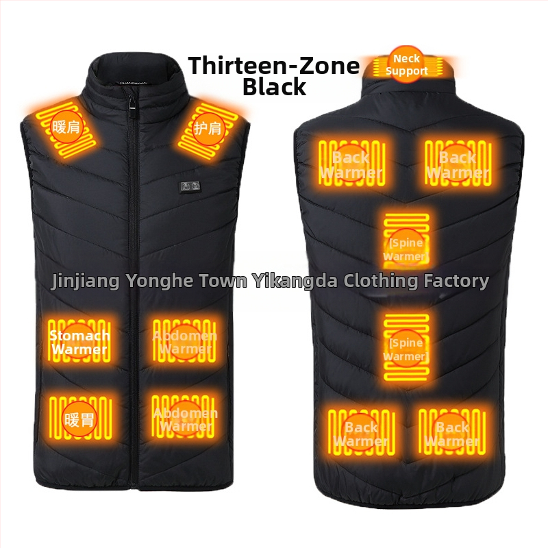 Inteligentná vykurovacia vesta, oblasť 249, okres 17, okres, elektrická vesta pre mužov a ženy, grafénová oblasť 2, okres 4, okres 9, továreň na vesty