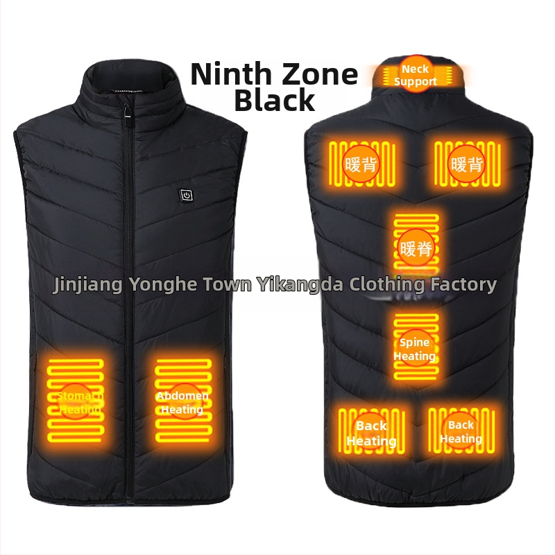 Inteligentná vykurovacia vesta, oblasť 249, okres 17, okres, elektrická vesta pre mužov a ženy, grafénová oblasť 2, okres 4, okres 9, továreň na vesty