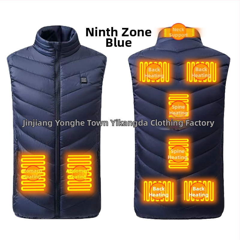 Inteligentná vykurovacia vesta, oblasť 249, okres 17, okres, elektrická vesta pre mužov a ženy, grafénová oblasť 2, okres 4, okres 9, továreň na vesty