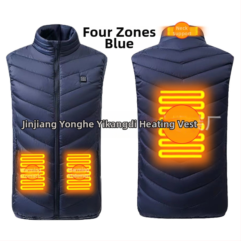 Inteligentná vykurovacia vesta, oblasť 249, okres 17, okres, elektrická vesta pre mužov a ženy, grafénová oblasť 2, okres 4, okres 9, továreň na vesty