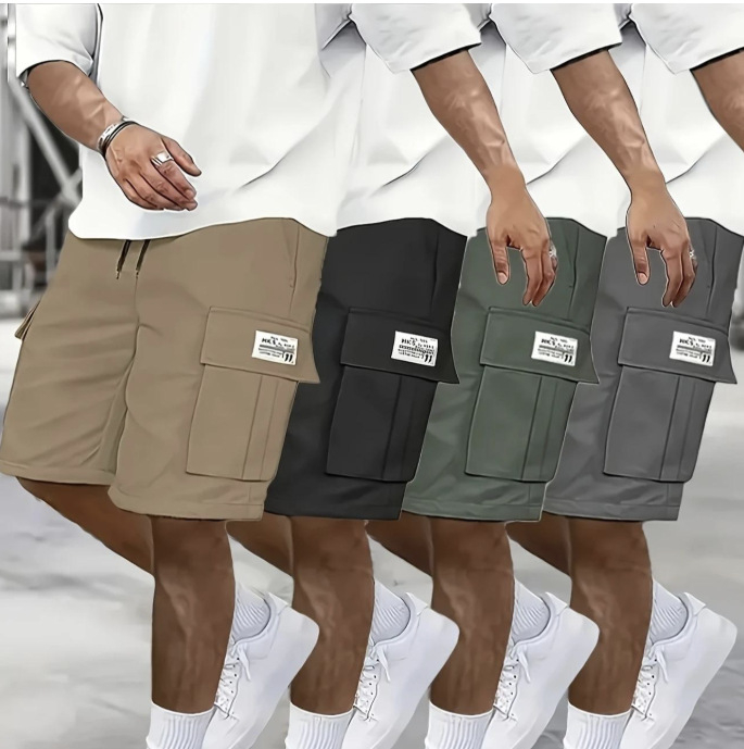 Ekskluzivne kratke hlače s kapuljačom za europske potrebe od XS do 3XL, ležerne sportske kratke hlače, široke kratke hlače s pet točaka i više džepova