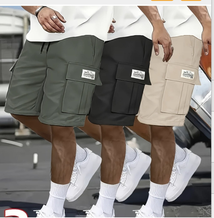 Ekskluzivne kratke hlače s kapuljačom za europske potrebe od XS do 3XL, ležerne sportske kratke hlače, široke kratke hlače s pet točaka i više džepova