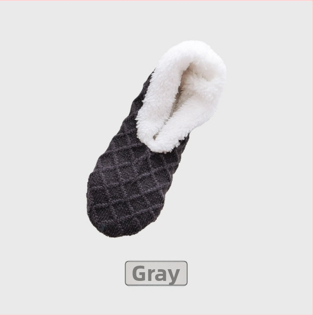 Sokid Naiste Ameerika stiilis sametist kašmiirist silikoonist libisemiskindlad ühevärvilised põrandasokid Magusad soojad naiste sokid, komplekt Kuu sokke