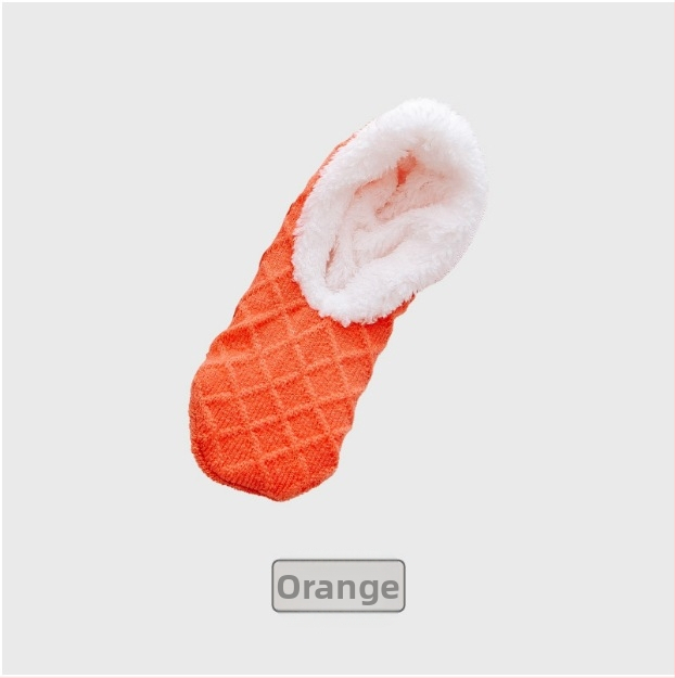 Sokid Naiste Ameerika stiilis sametist kašmiirist silikoonist libisemiskindlad ühevärvilised põrandasokid Magusad soojad naiste sokid, komplekt Kuu sokke