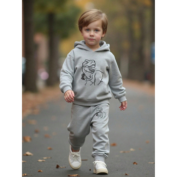 Dječje odijelo prekogranično Amazon AliExpress vanjska trgovina generacija velikih dječjih pulovera s kapuljačom, džempera i hlača, dvodijelni set