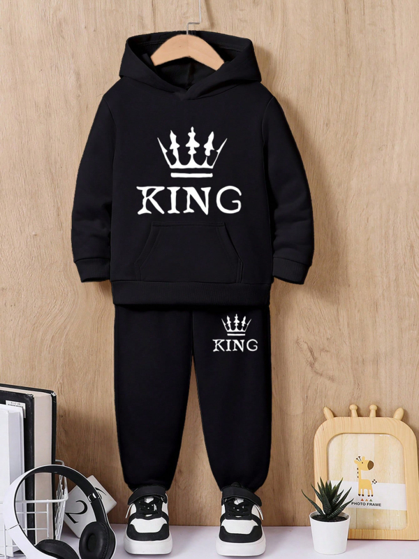 Dječje odijelo prekogranično Amazon AliExpress vanjska trgovina generacija velikih dječjih pulovera s kapuljačom, džempera i hlača, dvodijelni set