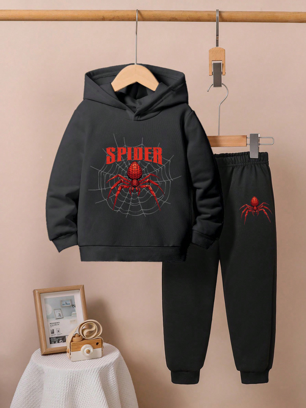 Dječje odijelo prekogranično Amazon AliExpress vanjska trgovina generacija velikih dječjih pulovera s kapuljačom, džempera i hlača, dvodijelni set