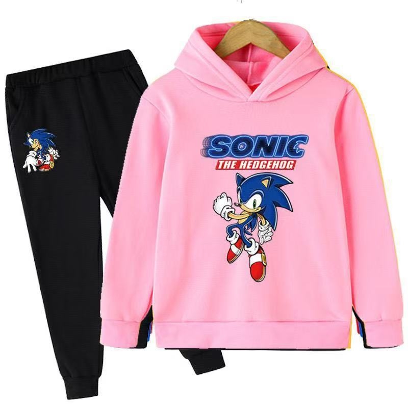 Dječje odijelo prekogranično Amazon AliExpress vanjska trgovina generacija velikih dječjih pulovera s kapuljačom, džempera i hlača, dvodijelni set