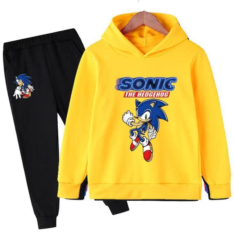 Dječje odijelo prekogranično Amazon AliExpress vanjska trgovina generacija velikih dječjih pulovera s kapuljačom, džempera i hlača, dvodijelni set