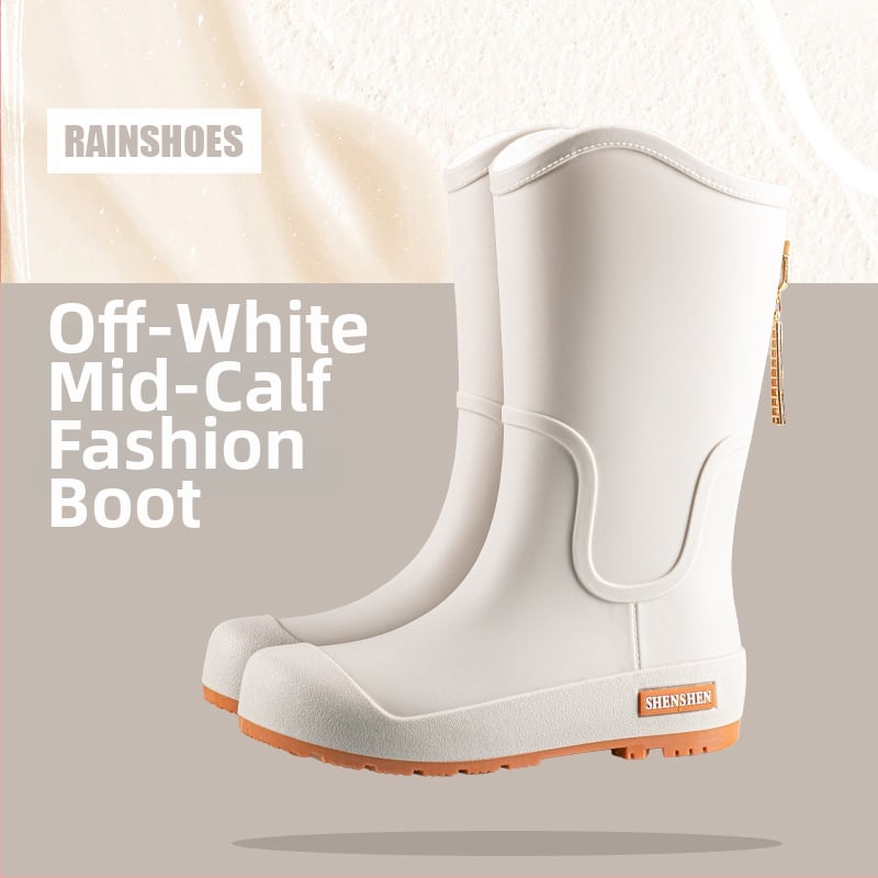 Mados tendencijos lietaus batai moterims vandeniui neslystantys aukšti vamzdžiai lietaus batai suaugusiems stovyklavimo darbui atsparūs guminiai batai ilgi vamzdžiai vandens batai