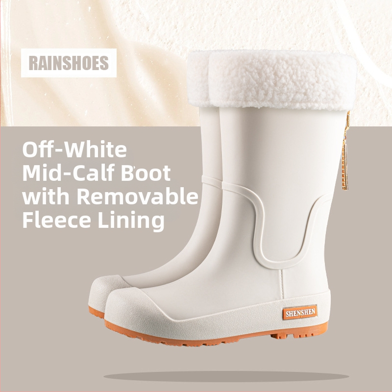 Mados tendencijos lietaus batai moterims vandeniui neslystantys aukšti vamzdžiai lietaus batai suaugusiems stovyklavimo darbui atsparūs guminiai batai ilgi vamzdžiai vandens batai