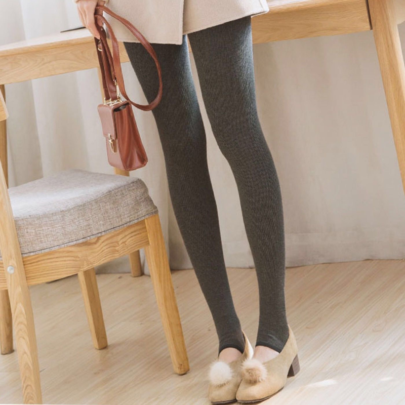 Дамски клинове, пролетни и есенни, тънки, с полар, удебелени, вертикални райета, отслабващи памучни панталони, зимни, връхни, за отслабване