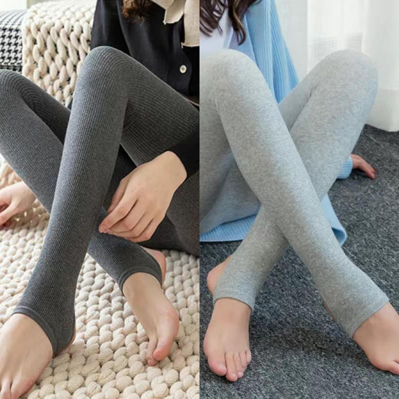 Дамски клинове, пролетни и есенни, тънки, с полар, удебелени, вертикални райета, отслабващи памучни панталони, зимни, връхни, за отслабване