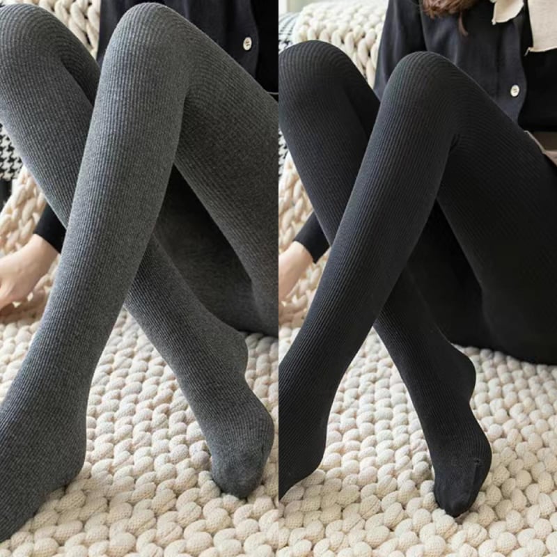 Дамски клинове, пролетни и есенни, тънки, с полар, удебелени, вертикални райета, отслабващи памучни панталони, зимни, връхни, за отслабване