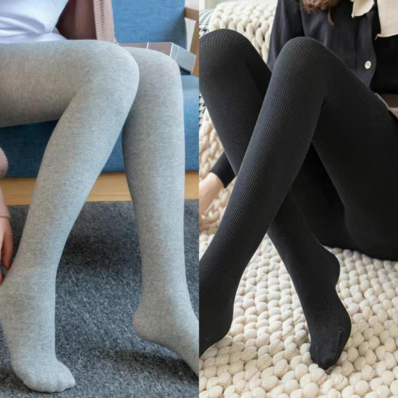 Дамски клинове, пролетни и есенни, тънки, с полар, удебелени, вертикални райета, отслабващи памучни панталони, зимни, връхни, за отслабване