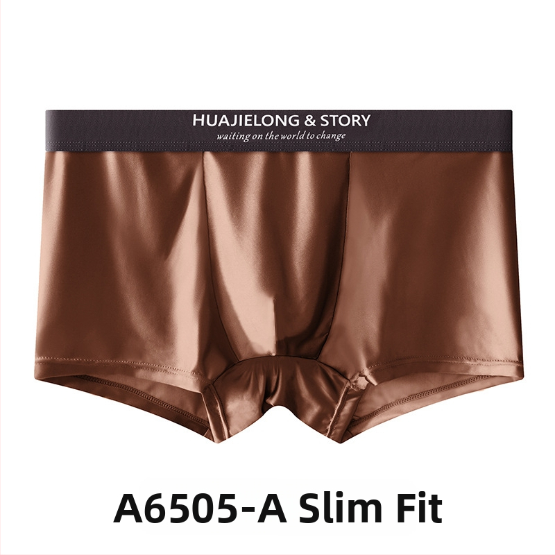 Huajielong meeste aluspesu jääsiidist uus ühevärviline hulgimüügi vöökoht meeste pluss-suurus hingavad meeste bokserid, mida saab kasutada juuste pesemiseks